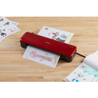 A3 高速起動ラミネーター 4本ローラー KHSL-A342-R レッド 1台 アイリスオーヤマ