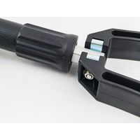 セーフラン安全用品 折りたたみスノースコップ 皿部サイズ280x240mm 黒 C0067 1個