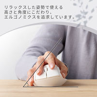 ワイヤレスマウス 静音マウス 無線 2.4GHz 5ボタン 抗菌仕様 白 M-SH20DBSKWH エレコム 1個