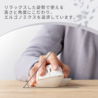 Bluetoothマウス 静音マウス 無線 ワイヤレス 5ボタン+チルト 白 M-SH30BBSKWH エレコム 1個