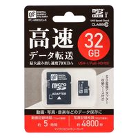 オーム電機 マイクロSDカード MM32GーK 01-0756 1個