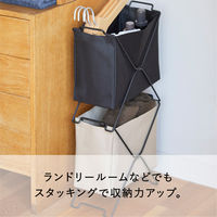 キングジム スタックバスケット ハーフ ベージュ KSP002SHヘ- 1個（直送品）