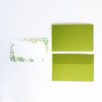 包む メッセージミニカード ジェントルグリーン TC0A2 1セット(5個)