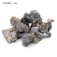 リーフ 形状お任せ 裂渓石 サイズミックス 10kg(約5~30cm) 255593 1個（直送品）
