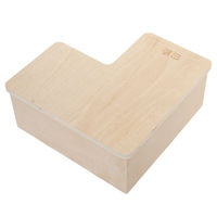 リーフ Tafit ハムスターの木製ハウス 23.5×23.5×9cm 273319 1個（直送品）