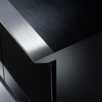 朝日木材加工 テレビ台・AVボード/天板ブラックレザー SP-DLX1800 １台（直送品）