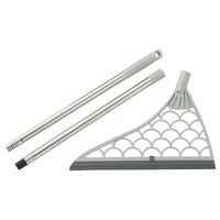 水きりホウキ スキージー ほうき グレー 1個 コジット