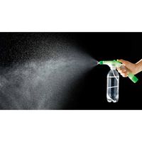 汚れスッキリ ジェット水圧ブラシ ペットボトル取付けタイプ グリーン 1個 コジット