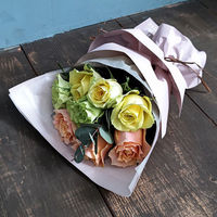 【生花】アデリー フリルブーケ　パッション　８本 DB-PS8 1個（直送品）