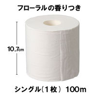 泉製紙 シュシュ 圧倒的に交換回数が減る トイレットペーパー シングル 100m×18ロール×3個（直送品）