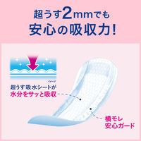 【吸水ナプキン】　アスクル×リフレ　超うす安心パッド スッキリ消臭　120cc　1箱（40枚×24袋）　尿漏れ　尿ケア　羽なし　23cm　オリジナル オリジナル