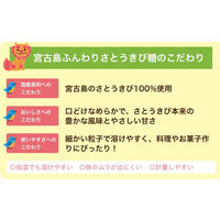 【業務用】宮古島ふんわりさとうきび糖 1kg（微粒子タイプ）10袋 伊藤忠製糖 砂糖・調味料