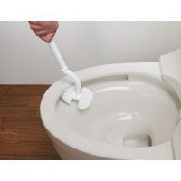 マーナ SLIMトイレブラシリフィル ホワイト W203W ブラシ 15本