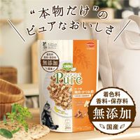 コンボ ピュア キャット まぐろ味・鶏肉・かつお節添え 総合栄養食 国産 200g（小分け2袋）6個 キャットフード 猫