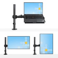 モニターアーム ノートPC モニター両用アーム 最大34インチ VESA対応 1個 Startech.com