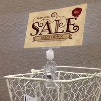 共栄プラスチック ターンプライスクリップ U型タイプ 5個入 クリア UC-20-5 1パック