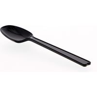 シモジマ ヘイコープラスプーン 16cm 黒 単袋 004513023 1袋(100本)