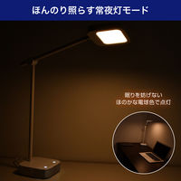 朝日電器 LEDデスクライト USB付 AS-LED11(W) 1個