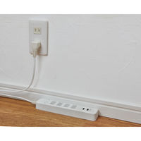 朝日電器 集中スイッチ付USBタップ4P WLS-4232BUA(W) 1個