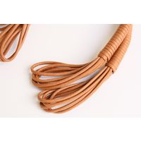 一井商店 ワックスコード持ち手 長さ38cm ブラウン H100-46 1セット(3組セット)（直送品）