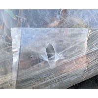 高耐侯多用途テープ ハガレナインマルチ 幅80mm×長さ20m ナチュラル #600NW リンレイテープ 1セット（5巻入）