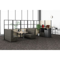 トーカイスクリーン ブラックフレームパーティション アクリル×全面タイプ LDAM-1809 Nr 1枚