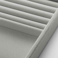 無印良品 重なるベロアケースリング小物用 アクリルケース用 約幅23.5×奥行15.5×高さ2.5cm 良品計画