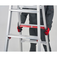 長谷川工業 上部操作式伸縮脚 兼用脚立 7段 RYR-21 1台（直送品）