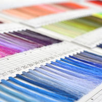 フジックス FUJIX(フジックス) キングポリエステル 糸実物見本帳 FK90341 FK9034 1冊（直送品）