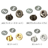 日本紐釦貿易 日本紐釦 マグネットボタン 4mmxφ14mm 200組入り M72-G-200 M72-G-200U14 1箱(200組入)