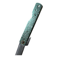 ビッグマン 一刀流肥後ナイフ 雫ステン割込大 グリーン 4962308185239 1個（直送品）