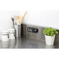 タニタ 抗菌でか見えタイマー TD-431-BK 1個