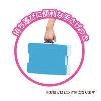 デビカ つながるパッチン!おどうぐばこ(手さげ付) ピンク 041441 1個