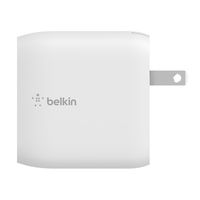USB充電器 40W Type-C 2ポート 急速充電 小型 軽量 ホワイト ACアダプター AC充電器 1個 Belkin