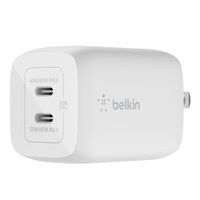 USB充電器 65W Type-C 2ポート 急速充電 小型 軽量 ホワイト ACアダプター AC充電器 1個 Belkin