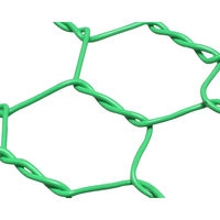 吉田隆 ビニール亀甲金網 グリーン 線径1.15mm(#18)×幅910mm×長さ30m 00956424 1巻