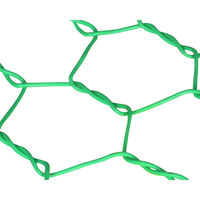 吉田隆 ビニール亀甲金網 グリーン 線径1.15mm(#18)×幅910mm×長さ30m 00956425 1巻