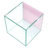 アクロ バックスクリーン貼付済　チェリーピンク　オールガラス２７ｃｍ水槽　アクロ２７Ｎ（２７×２７×２７ｃｍ） 475975 1個（直送品）