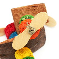 リーフ 小型&中型インコ用 カラフルガジガジおもちゃ 2個セット 899641 1セット（直送品）