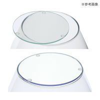 リーフ 蒸れにくく湿度を維持する　テラリウム用　丸ガラスフタ　直径１８２ｍｍ　ゴムクッション付き 254942（直送品）