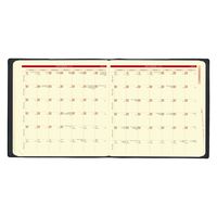 ２０２4年度1月始まりダイアリー クオバディス エグゼクティブノート　クラブ １週間バーチカルタイプ ブルーブラッセ 1冊（直送品）