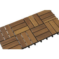 アイリスオーヤマ ウッドタイルデッキ WTD-12 1枚【ジョイントタイル】