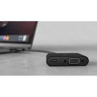 Belkin USB Type-C to VGA変換アダプター 映像変換 Macbook/iPad対応 ブラック 1個