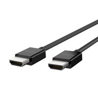 Belkin HDMIケーブル 2m 4K対応 HDMI 2.1 48Gbps AV10175bt2MBKV2 1本