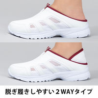【ナースシューズ/靴】マツヨシ 2WAYナースシューズ バーガンディ 23.5cm MY-NS100ABU 1足 オリジナル（直送品）