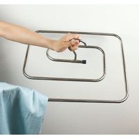 パール金属 メタリア ステンレス製 シーツ バスタオルハンガー 4549308561838 1個