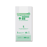 シモジマ レジ袋 バイオハンドハイパー SS ナチュラル 006901891 1袋(100枚)