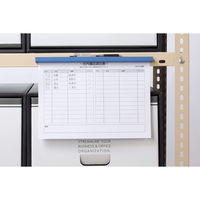 ライオン事務器 マグネットバー 160mm MB-160U ブルー 28501 1本