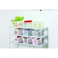 サンコープラスチック フランクバスケット 深型NO1 ホワイト 4973230432667 1個