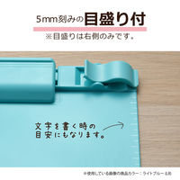 セキセイ 抗菌 クリップボードライトブルー AB-3156-11 1枚